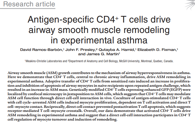 STAT6 inhibitory peptide reduces dendritic cell migration to the lymph nodes to control Th2 adaptive immunity in the mouse lung.
Lee S, Shan J, Aldossary H, Gaudreault V, Bazett M, Fixman ED. Eur J Immunol. 2019 Jan;49(1):157-169.